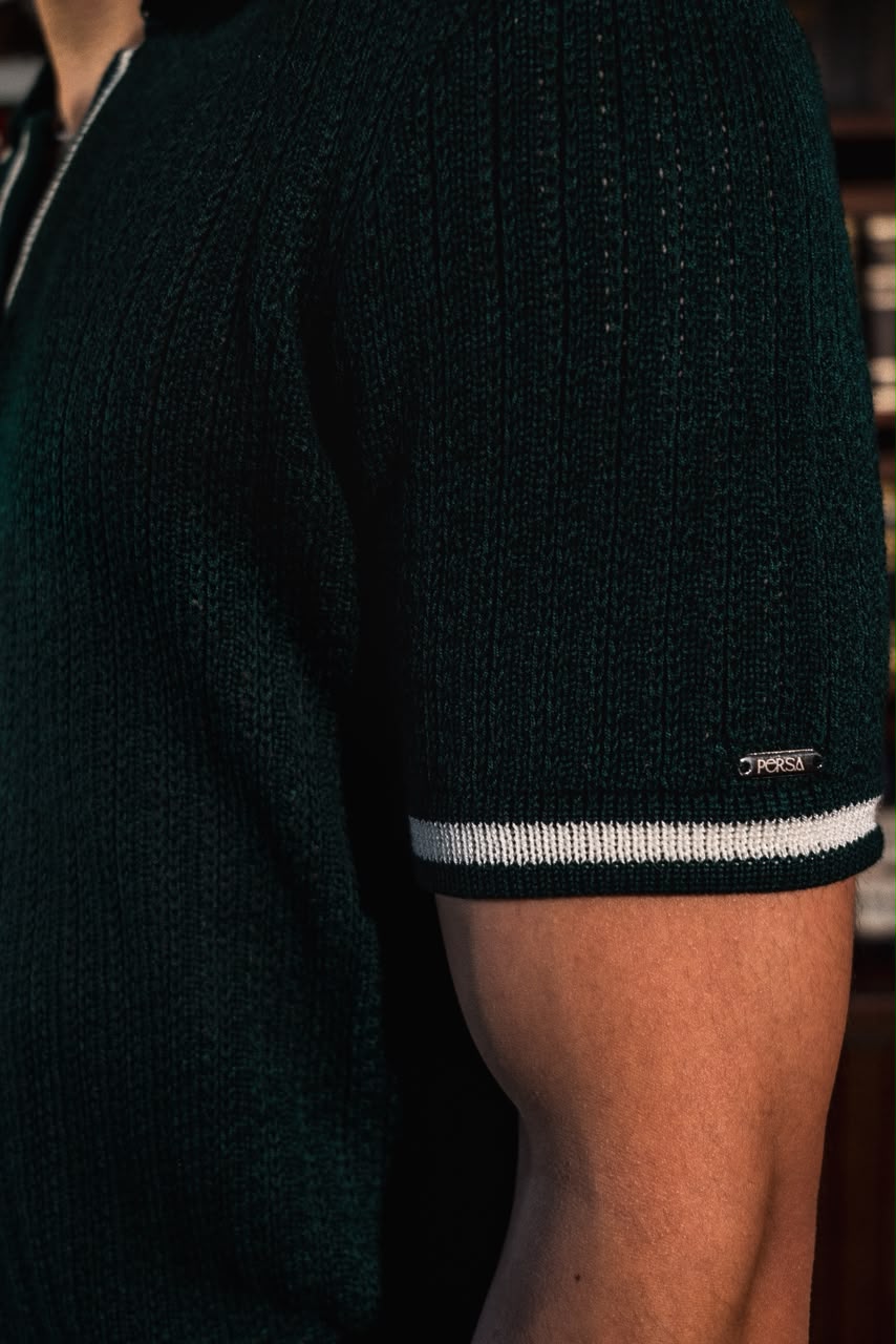 POLO PREMIUM VERDE DE PUNTO - RESILIENCIA