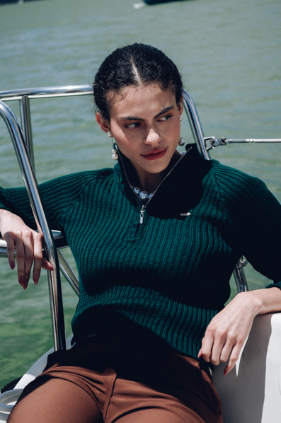 Knit Sweater Green