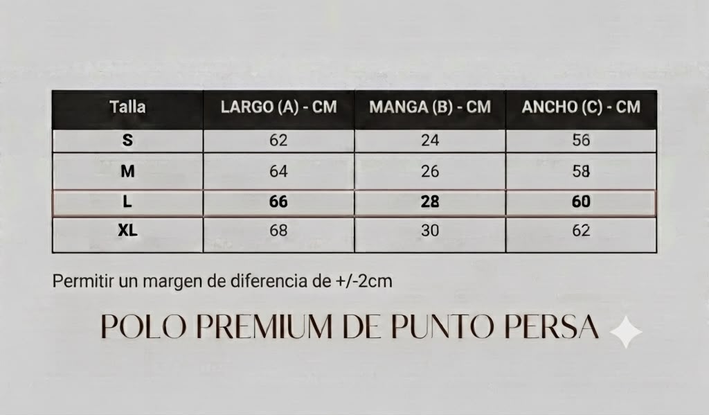 Guía de tallas