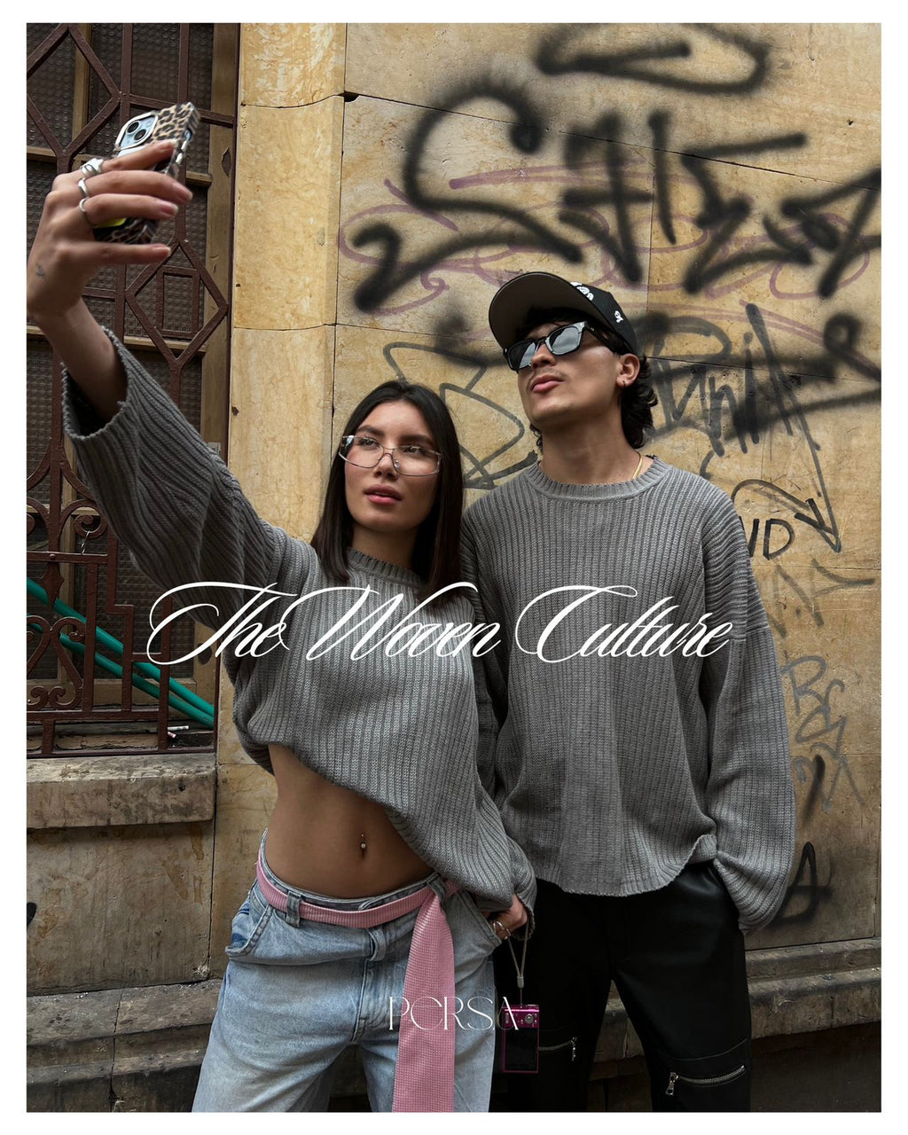 SWEATER BASIC GRIS - The Woven Culture