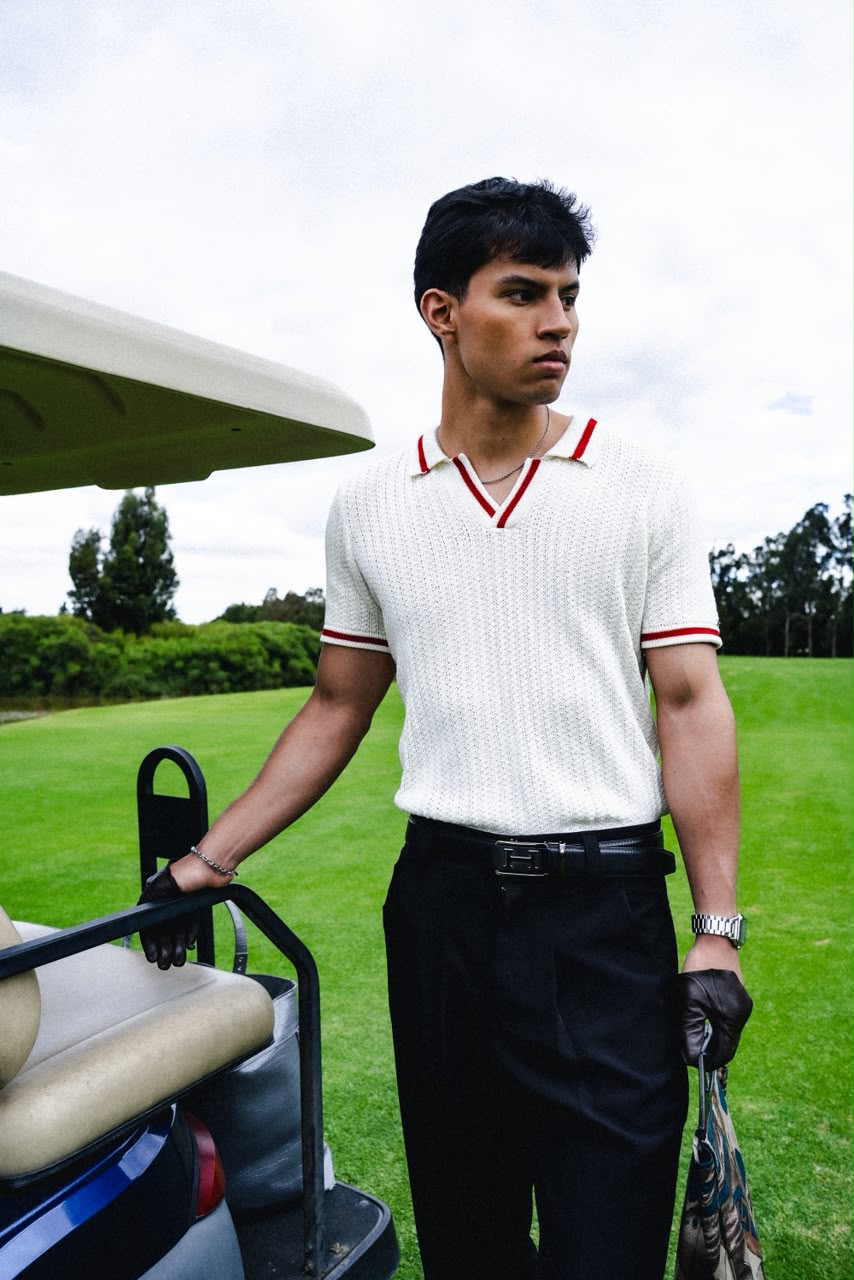 POLO PREMIUM MARFIL DE PUNTO - RESILIENCIA