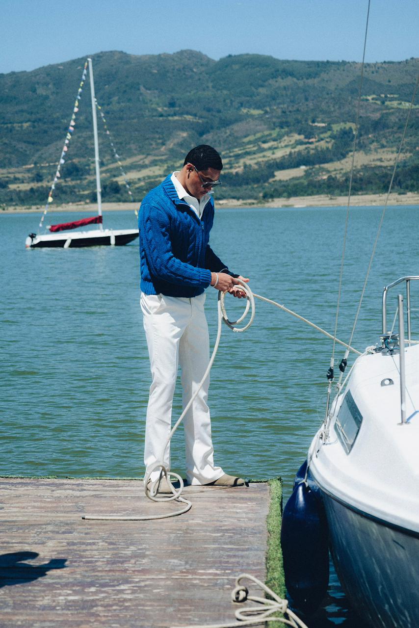 Jacket Blue - ENTRELAZOS