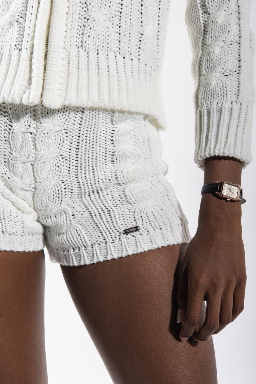 Ivory Knit Set (Chaqueta + Pantaloneta)
