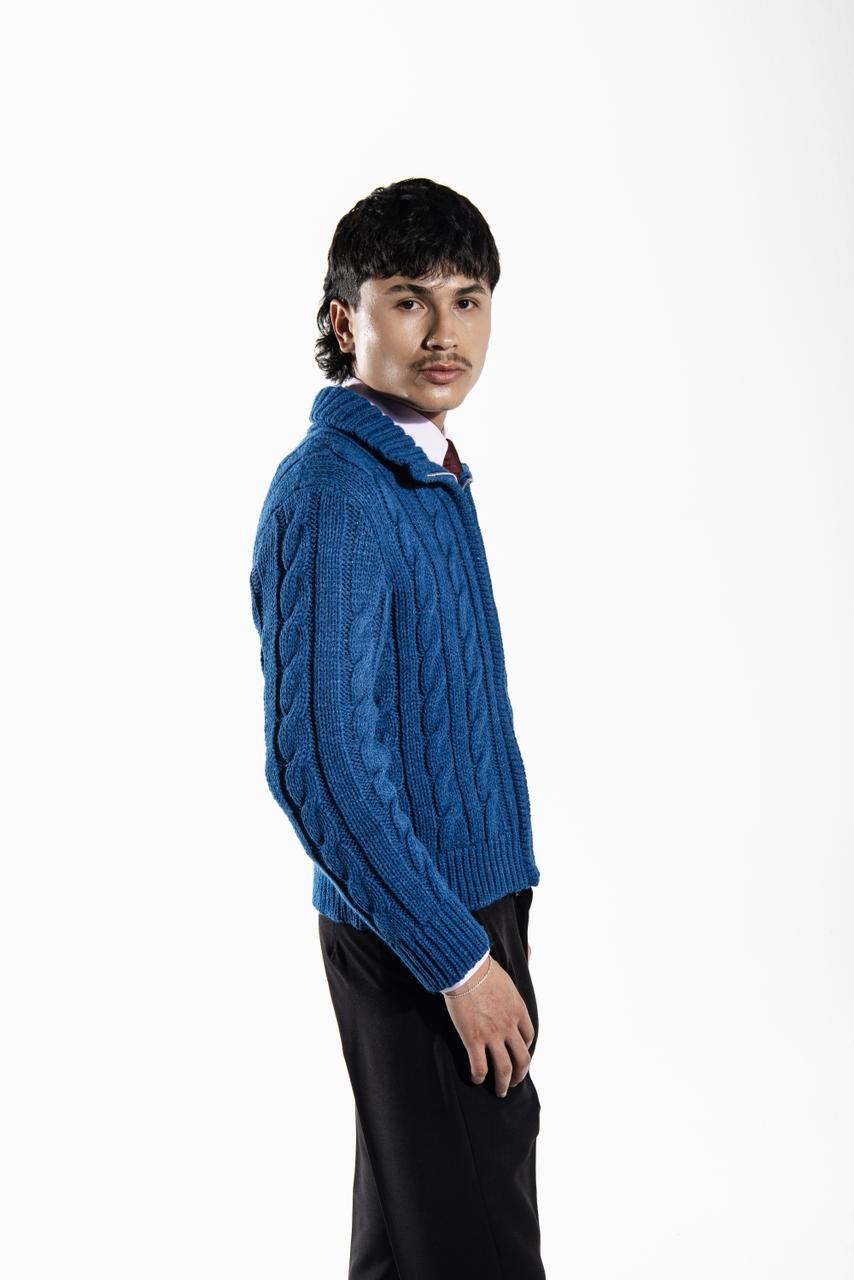 Jacket Blue - ENTRELAZOS