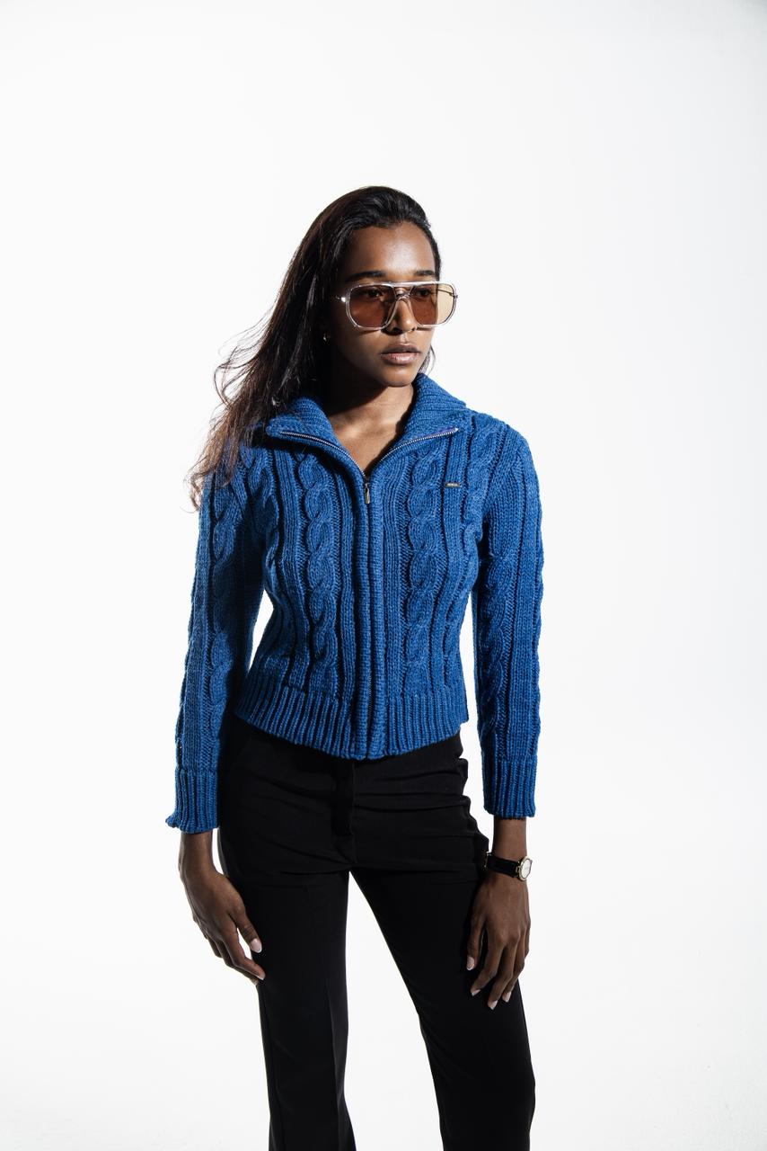 Iconic Jacket Blue Mujer